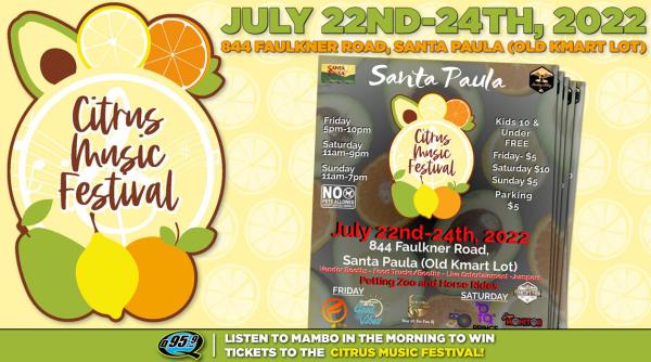 Santa Paula Citrus Music Festival » Q95.9 FM